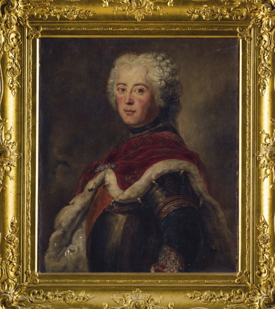 Portrait of Frederick II of Prussia (1712–1786) od Antoine Pesne