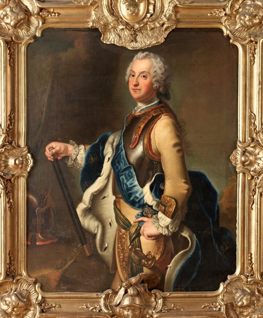 Portrait of Adolph Frederick (1710-1771), Crown Prince of Sweden od Antoine Pesne