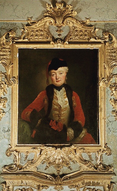 Portrait of Wilhelmine Dorothee von der Marwitz (1718-1787) od Antoine Pesne