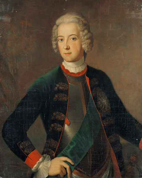 Crown Prince Frederick II od Antoine Pesne