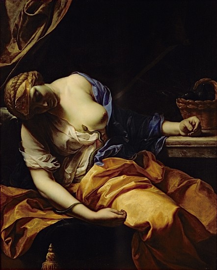 The death of Cleopatra od Antoine Rivalz
