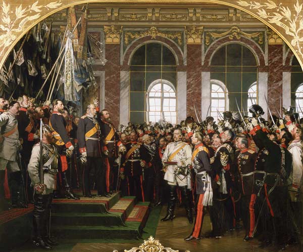 Kaiserproklamation zu Versailles od Anton Alexander von Werner