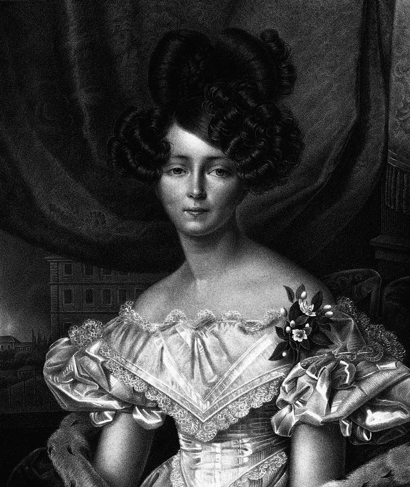 Augusta of Saxe-Weimar-Eisenach as Princess of Prussia od Anton Alexander von Werner