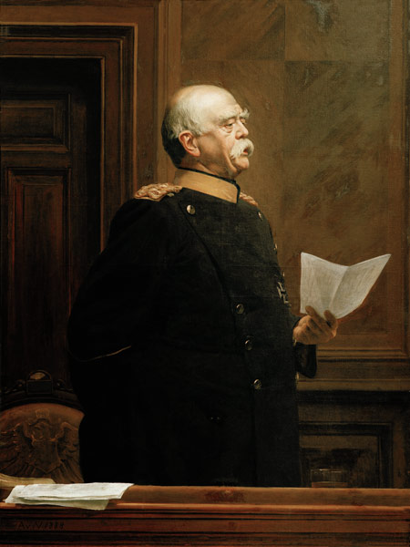 Bismarck in Bundesrat od Anton Alexander von Werner