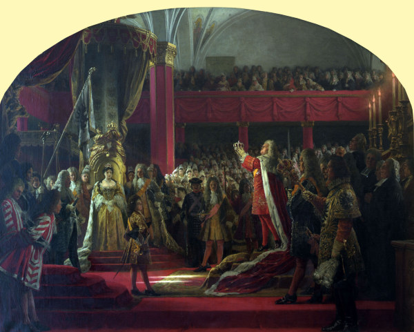 Coronation of Frederick the Great od Anton Alexander von Werner