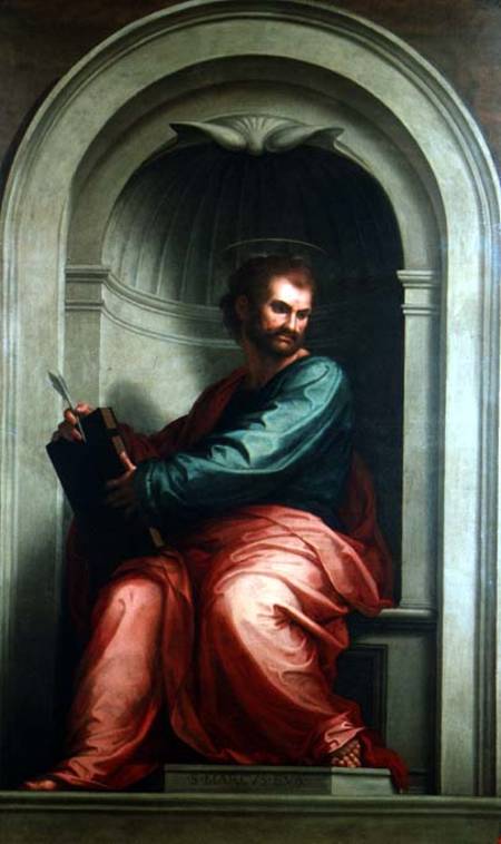 St. Mark the Evangelist (copy of a painting by Fra Bartolommeo) od Anton Domenico Gabbiani