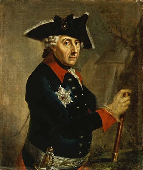 Frederick II the Great of Prussia od Anton Graff