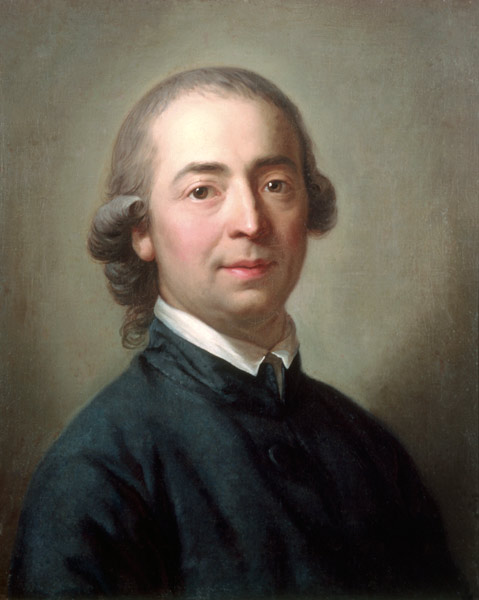 Portrait Johann Gottfried of Herder (1744-1803) od Anton Graff