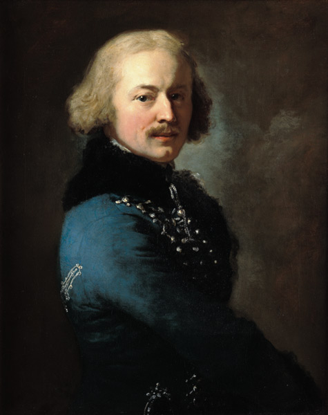 Portrait of the Karl Wilhelm Ferdinand of Funck. od Anton Graff