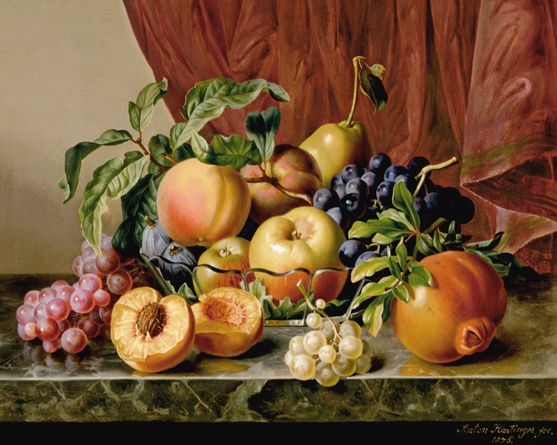 Fruit still life od Anton Hartinger