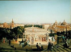 View of the Piazza del Popolo, Rome