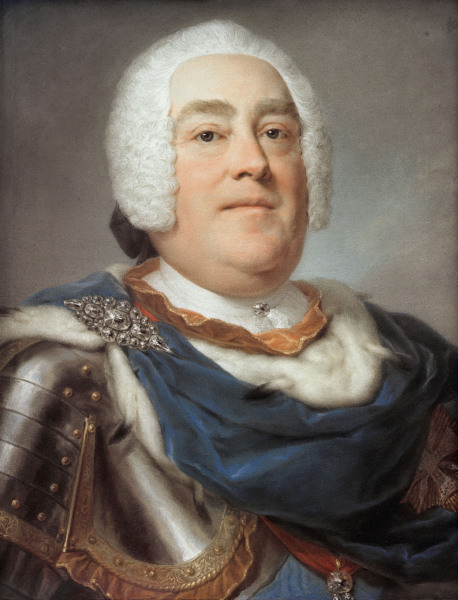 Augustus III of Poland od Anton Raffael Mengs