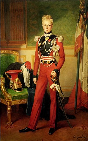 Louis-Charles-Philippe of Orleans (1814-96) Duke of Nemours od Anton van Ysendyck