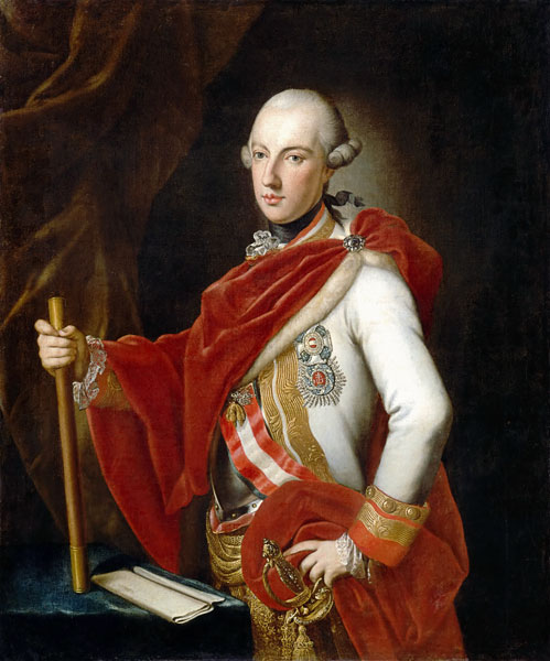 Portrait of Emperor Joseph II (1741-1790) od Anton von Maron