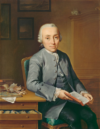 Portrait of the Konchyliologen J. Fr. Ettling od Anton Wilhelm Tischbein