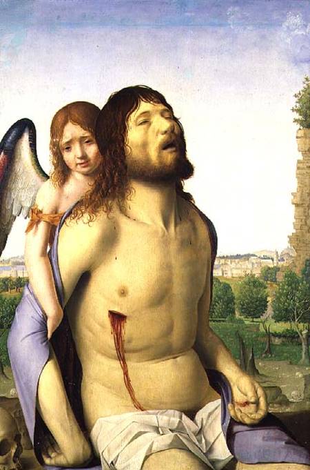 The Dead Christ Supported by an Angel od Antonello da Messina