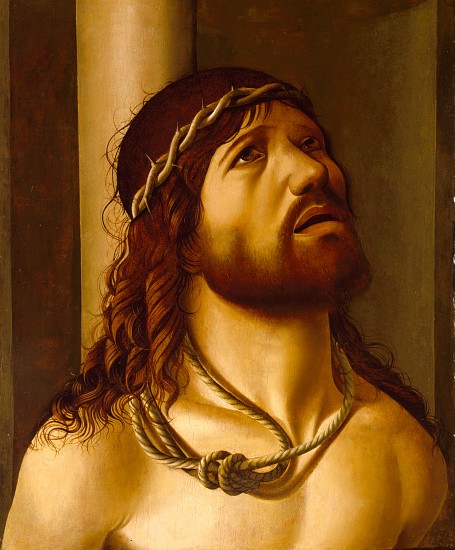 Christ at the Column od Antonello  de Saliba