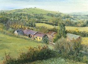 Meadow Farm Cottage, 1999 (oil on canvas) 