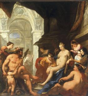 A.Bellucci / Hercules & Omphale / Paint.