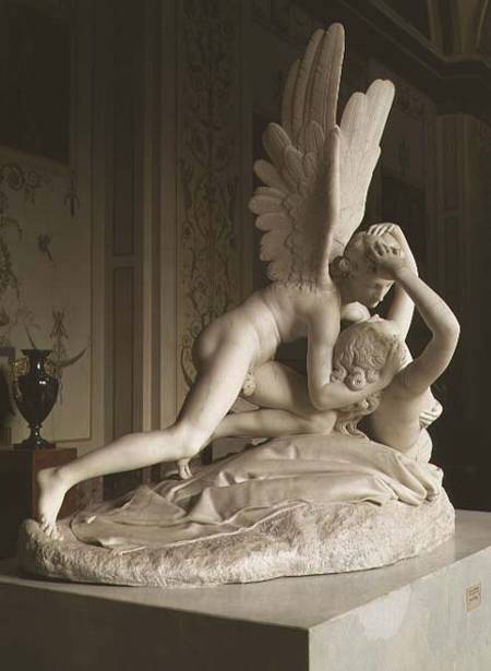 Cupid and Psyche, sculpture od Antonio  Canova