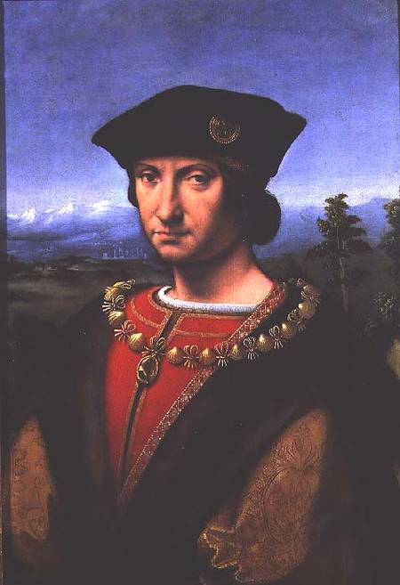 Portrait of Charles d'Amboise (1471-1511) Marshal of France od Antonio da Solario