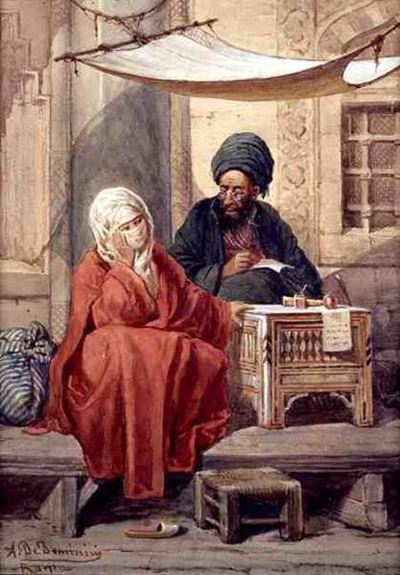 The Ottoman Scribe od Antonio de Dominici