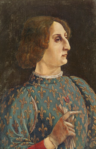 Bildnis des Galeazzo Maria Sforza od Antonio del Pollaiuolo