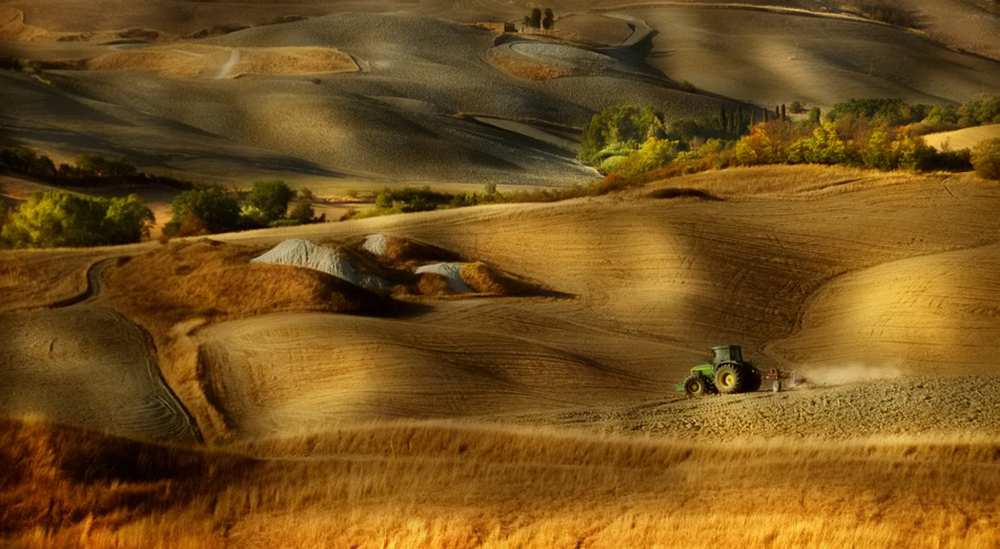 Preparation for sowing - Volterra (PI) - Toscana - Italy od Antonio Grambone