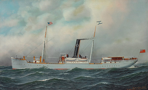 Olympia Steamship od Antonio Jacobsen