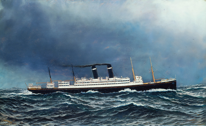The Steamship 'Lapland' od Antonio Jacobson