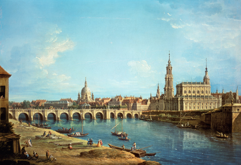 A View of Dresden od Antonio Joli