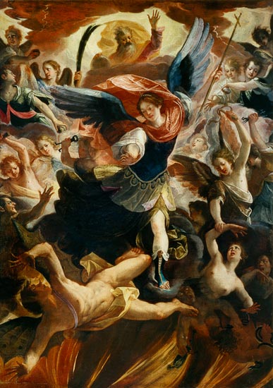 The Archangel Michael Vanquishing the Devil od Antonio Maria Viani