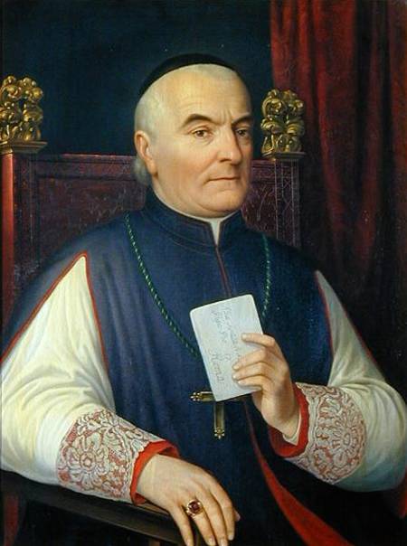 Portrait of Monsignor Ferdinando Baldanzi, Archbishop of Siena od Antonio Marini