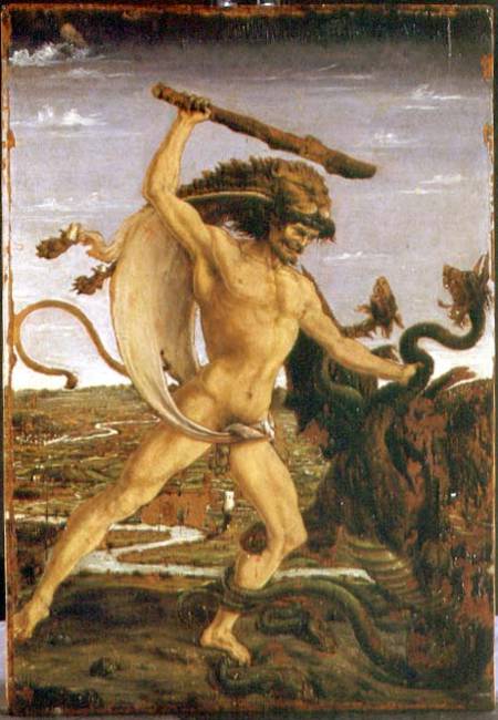 Hercules and the Hydra od Antonio Pollaiolo