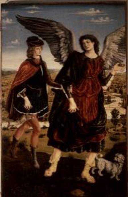 Tobias and the Archangel Raphael od Antonio Pollaiolo