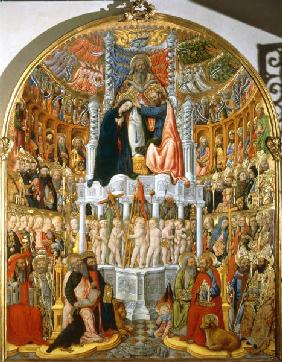 A.Vivarini / Coronation of Mary / 1444