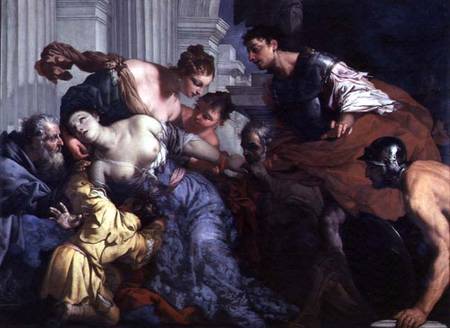 The Death of Lucretia od Antonio Zanchi