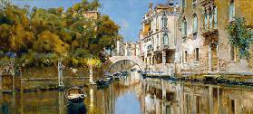 A Sunlit Canal, Venice