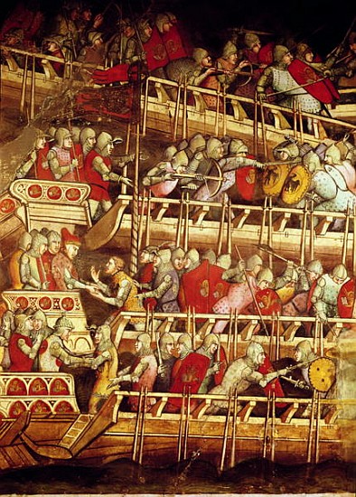 The History of Pope Alexander III (1105-81): The Venetian Fleet Victorious over that of Emperor Fred od Aretino Luca Spinello or Spinelli