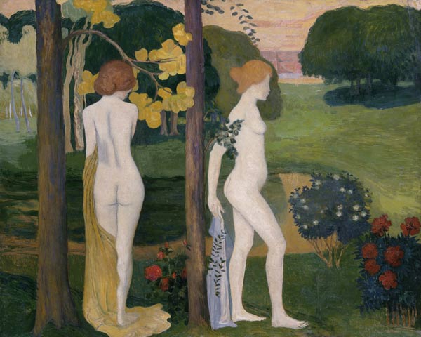 Two nude in a landscape od Aristide Maillol