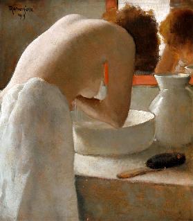 Woman Washing