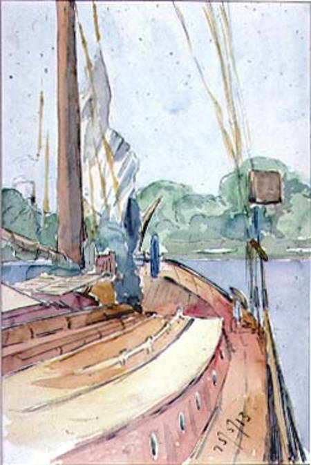 The Deck of a Dutch Yacht od Arnold Bennett