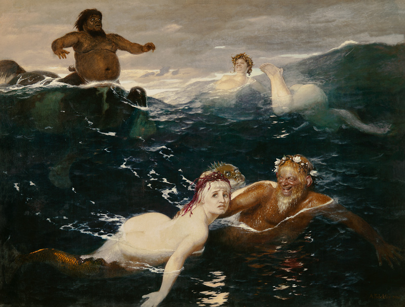 In the game of the waves od Arnold Böcklin