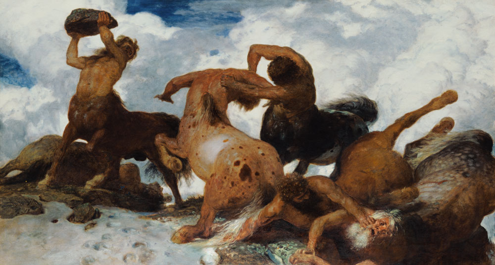 Battle of the Centaurs od Arnold Böcklin