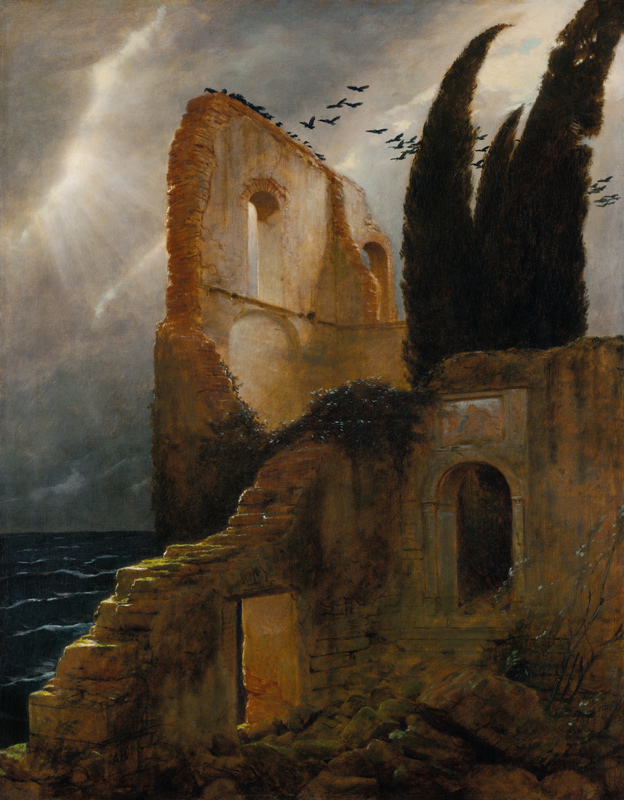 Ruin by the Sea od Arnold Böcklin