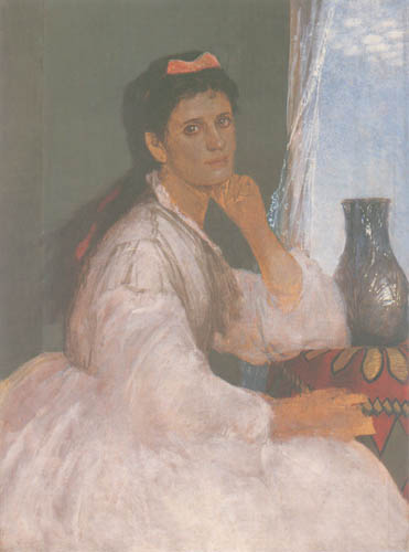 Portrait Clara Böcklin od Arnold Böcklin