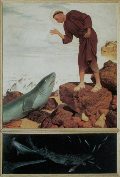 Saint Anthony Preaching to the Fish od Arnold Böcklin