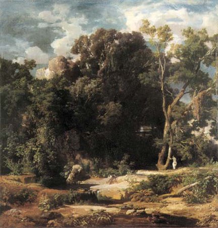 Roman landscape od Arnold Böcklin