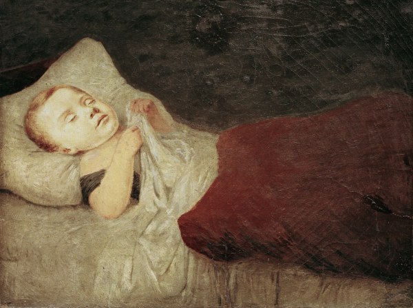 Sleeping Child od Arnold Böcklin