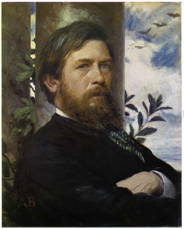 Self-portrait od Arnold Böcklin